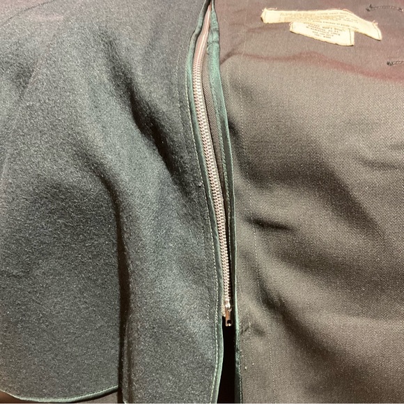 1960s Military Wool Trenchcoat / Overcoat w/ Removable Liner - Picture 8 of 16